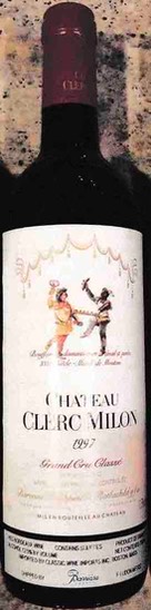 10.) Chateau Clerc Milon, Pauillac, France 1997