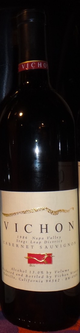 14.) Vichon Stags Leap Cabernet , Oakville, California 1986