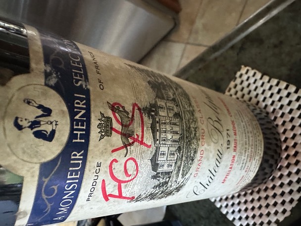 1971 Chateau Belafort Grand Cru Classic Label