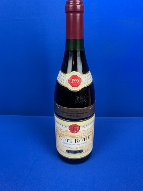 1990 E Guigal Cotrs Brun et Blonde Cote Rotie Bottle