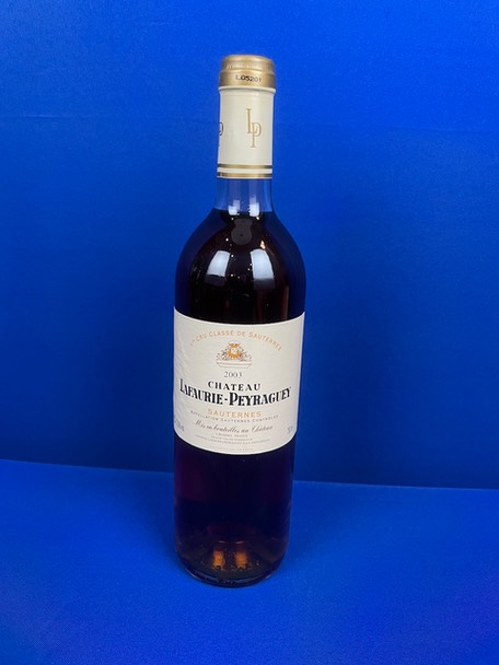 2003 Chateau Lafaurie-Peyraguey Sauternes Bottle