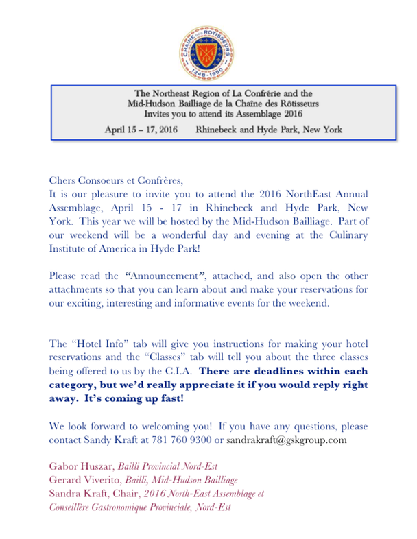 2016 Chaine Assemblage Details and Reservation Form final