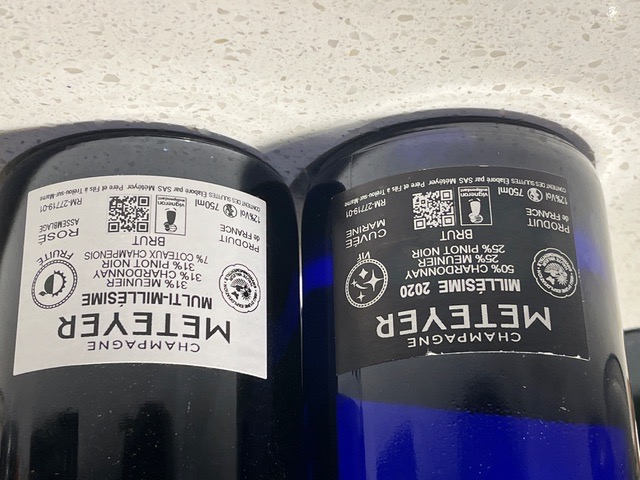 2020 Champagne Meteyer Cuve Marine & Rose NV Label