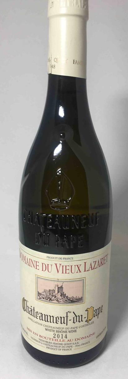 3.) Domaine du Vieux Lazeret, Chateauneuf-du-Pape Blanc, Rhone, France 2014