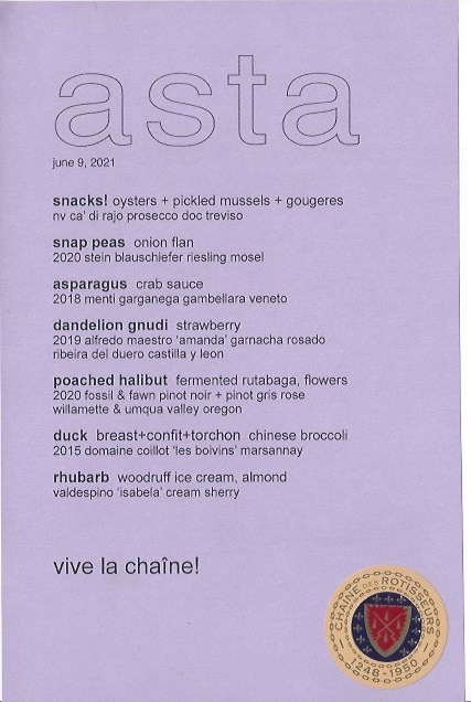 Boston Chaine June 2021 Asta