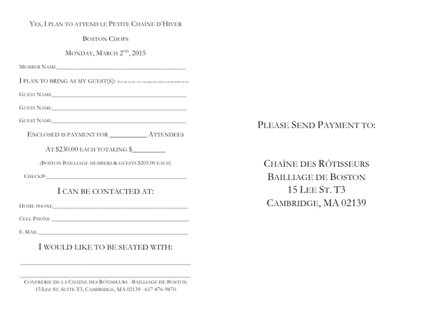 Chaine BostonChops 3-2-15 Reply Slip