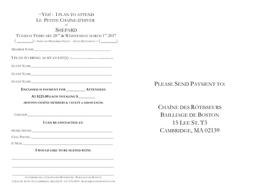 Chaine Shepard 2-28 & 3-1 2017 Reply Slip